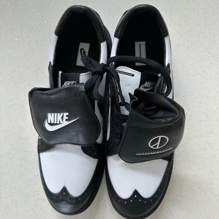 [BUNJANG] Nike x PEACEMINUSONE Kwondo 1 "Black and White" Sneakers (275) / 나이키 X피스마이너스원 퀀도1 밸랙앤화이트 [새제품]