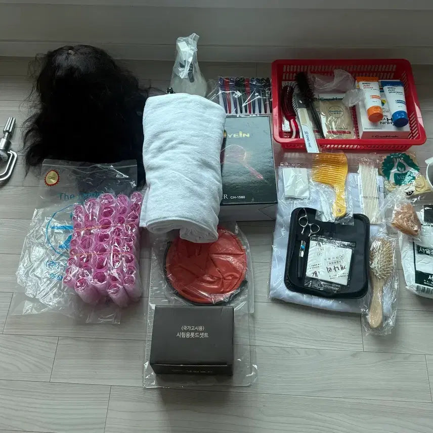 [BUNJANG] SBS Beauty Academy Hair Practical Exam Full Material Set / SBS 미용학원 헤어 실기 재료 풀세트