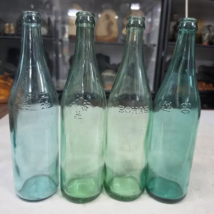 [BUNJANG] 4-Hop Embossed Glass Bottles (Soju Bottles) / 4홉 양각유리병/소주병