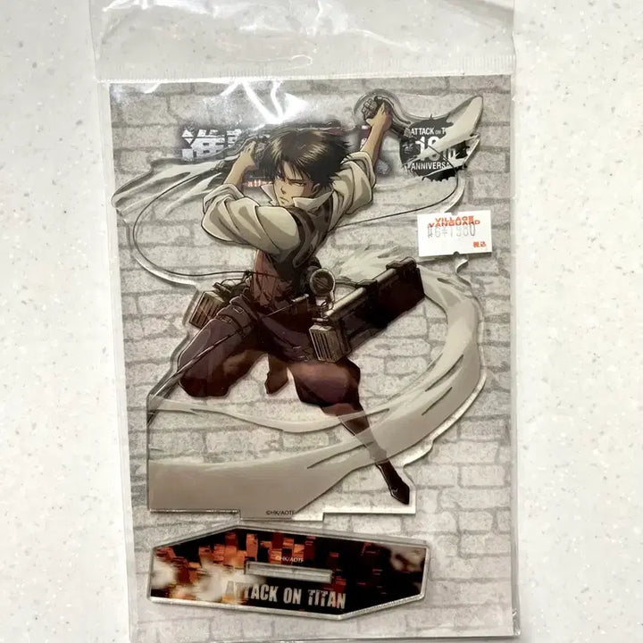 [BUNJANG] Attack on Titan Levi Village Vanguard 10th Anniversary Acrylic Stand / 진격의 거인 리바이 빌리지 뱅가드 10주년 후없선 아크릴 스탠드