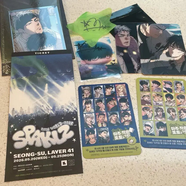 [BUNJANG] Sparkles R2R 10th Special Miniphotocard Crossover Polaroids Entrance Benefit Bundle Set / 스파클즈 r2r 10특 뽀시래기 미니포토 크로스오버 폴라 입장특전