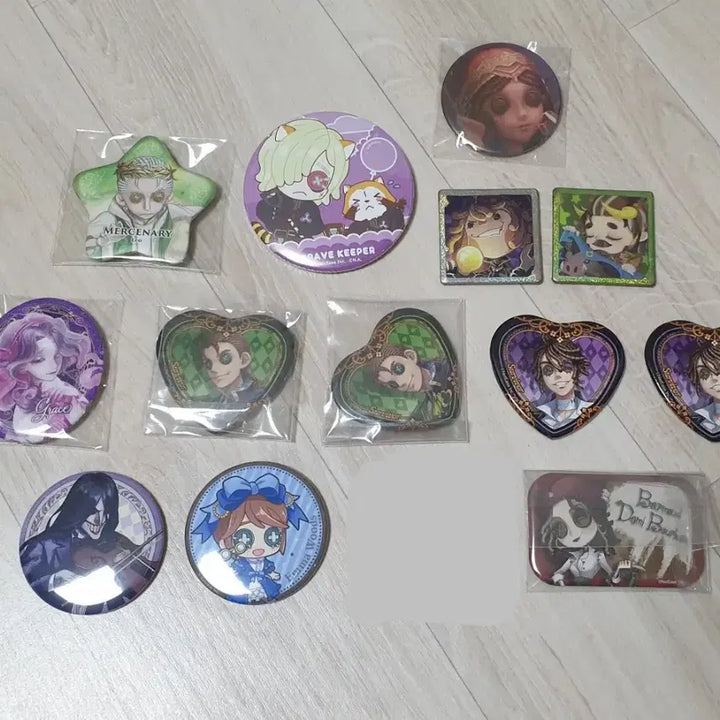 [BUNJANG] Identity V Bundle Set Can Badges / 일괄)제5인격 캔뱃지