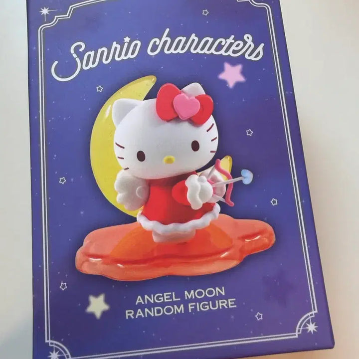 [BUNJANG] Sanrio Hello Kitty Angel Moon Figure Random Gacha (Sealed) / 미개봉, 새상품) 산리오 헬로키티 엔젤 문 피규어 랜덤 가챠