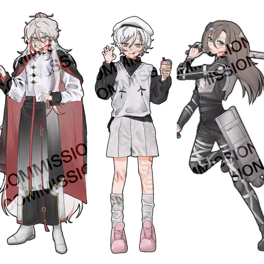 [BUNJANG] Custom Digital Illustration Commission / 리뉴얼 기념 5천원할인 냠냠카페 스탠딩 커미션