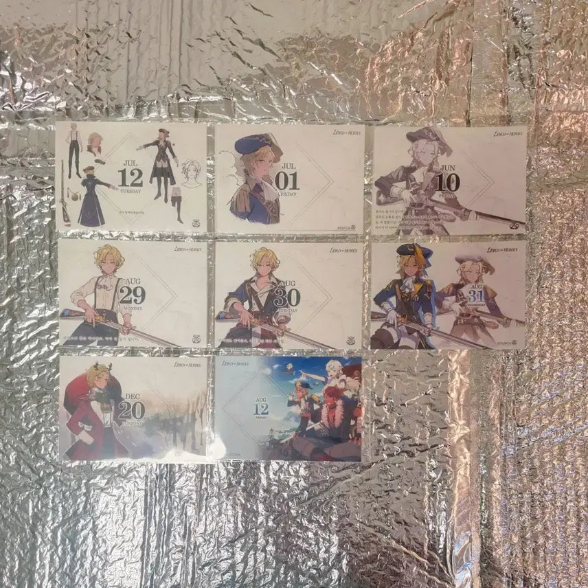 [BUNJANG] Lord of Heroes Bianca 8 Cards Set / (tt)비앙카 8장 로드오브히어로즈 로오히