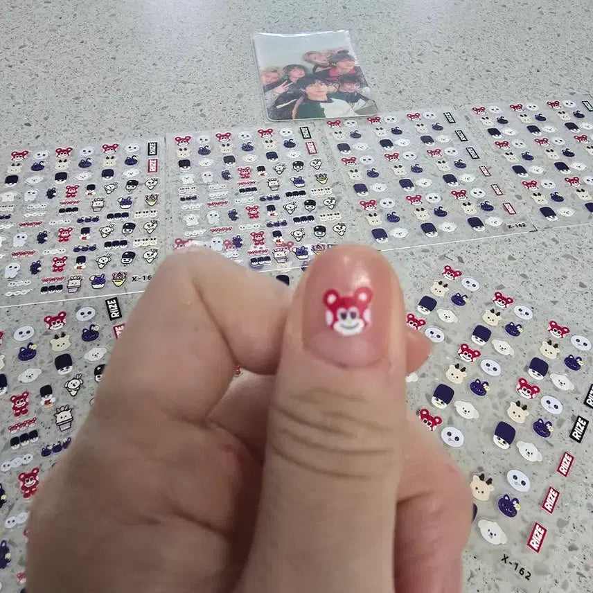[BUNJANG] RIIZE LyRyz Nail Sticker / 라이즈 리라즈 네일 스티커 2장 가격 4000원