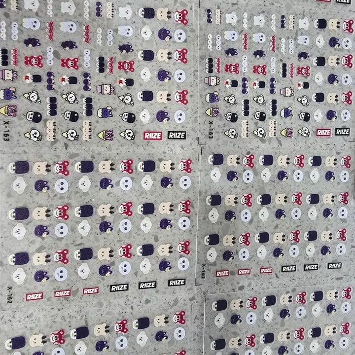 [BUNJANG] RIIZE LyRyz Nail Sticker / 라이즈 리라즈 네일 스티커 2장 가격 4000원