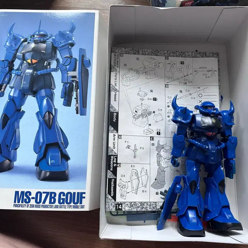 [BUNJANG] Bandai MG MS-07B Gouf Ver.2.0 Gundam Plastic Model Kit / 반다이 MG MS-07B 구프 Ver.2.0 건담 프라모델