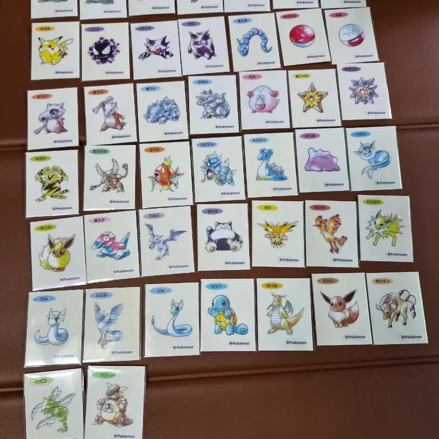[BUNJANG] Pokemon 30th Anniversary Artwork Sticker / 포켓몬 30주년 아트워크 띠부씰