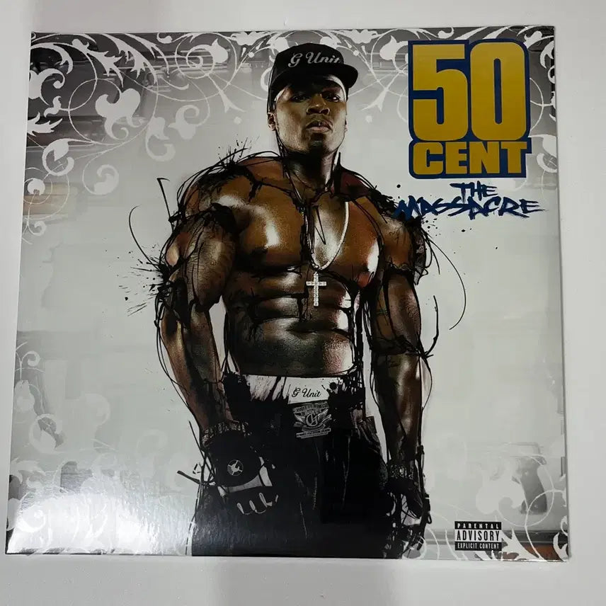 [BUNJANG] 50 Cent The Massacre 20th Anniversary LP Vinyl Blue Marble Colored / 50 cent - the massacre lp 바이닐