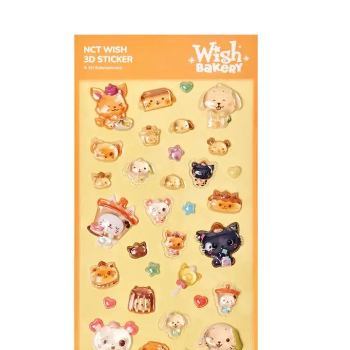 [BUNJANG] NCT WISH 3D Sticker (Sealed) / 엔시티 위시 (NCT WISH) - 3D스티커 [미개봉]