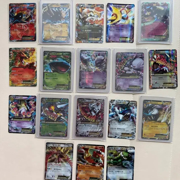 [BUNJANG] Pokemon Classic M EX Trading Card Set (BW, XY, CP) - 18 Types / 포켓몬 고전 카드 M EX 모음 (bw, xy, cp) 18종 처분