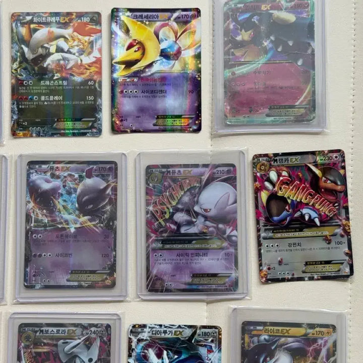[BUNJANG] Pokemon Classic M EX Trading Card Set (BW, XY, CP) - 18 Types / 포켓몬 고전 카드 M EX 모음 (bw, xy, cp) 18종 처분