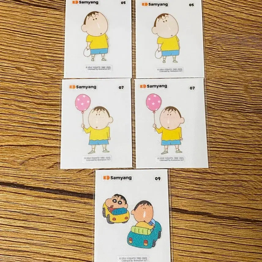 [BUNJANG] Shin-chan Komasu Stickers Set / 맹구 짱구 띠부씰 판매