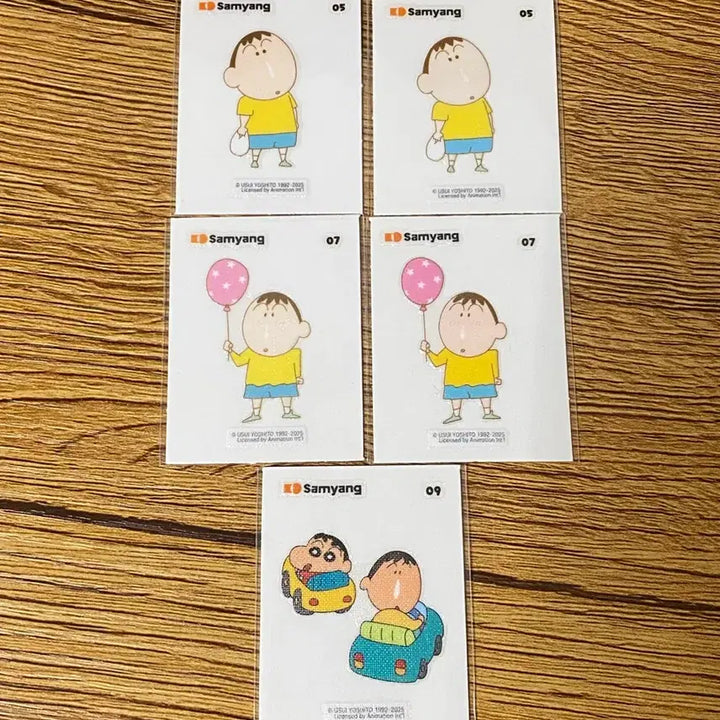 [BUNJANG] Shin-chan Komasu Stickers Set / 맹구 짱구 띠부씰 판매