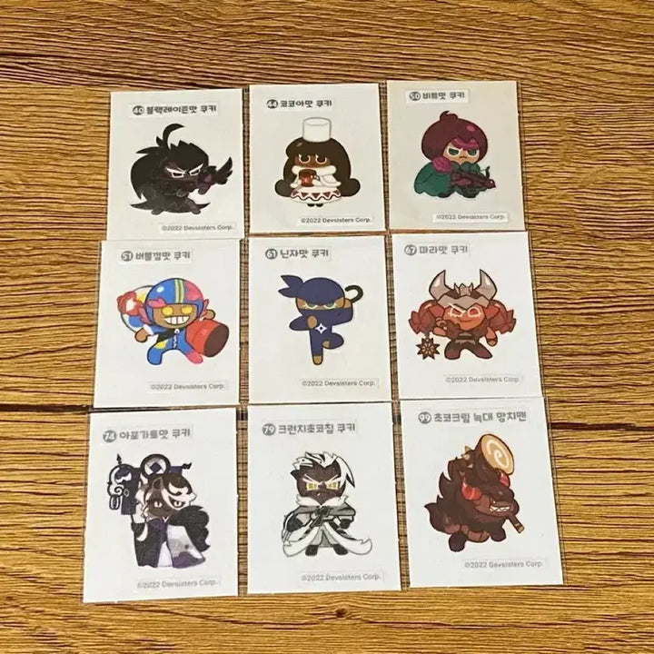 [BUNJANG] Cookie Run Kingdom Ttibusil Sticker Set / 쿠키런 킹덤 띠부씰 판매