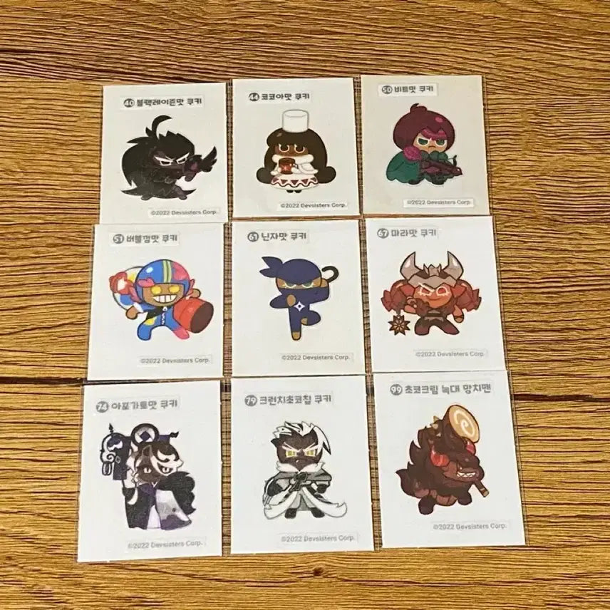 [BUNJANG] Cookie Run Kingdom Ttibusil Sticker Set / 쿠키런 킹덤 띠부씰 판매