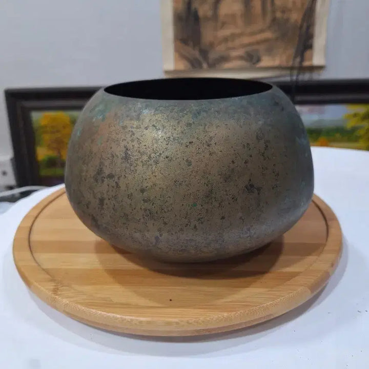 [BUNJANG] Antique Brass Chamber Pot - Joseon Dynasty / 놋쇠 요강