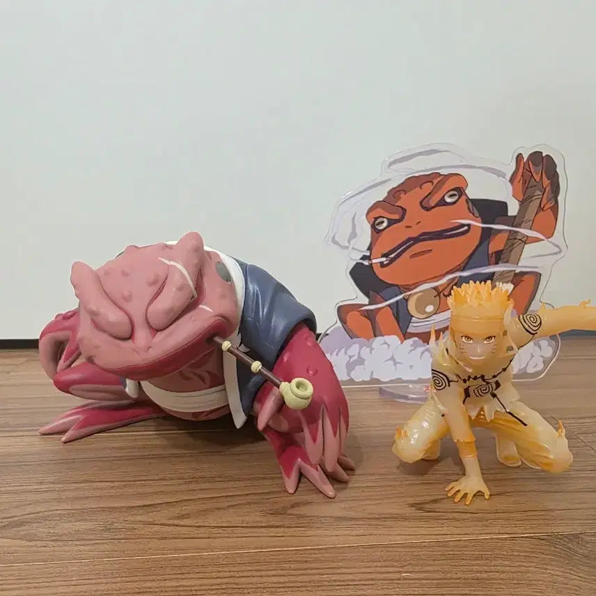 [BUNJANG] Naruto Summoning Panel Figure &amp; Gamabunta Bundle / 나루토 피규어 일괄 (박스o)