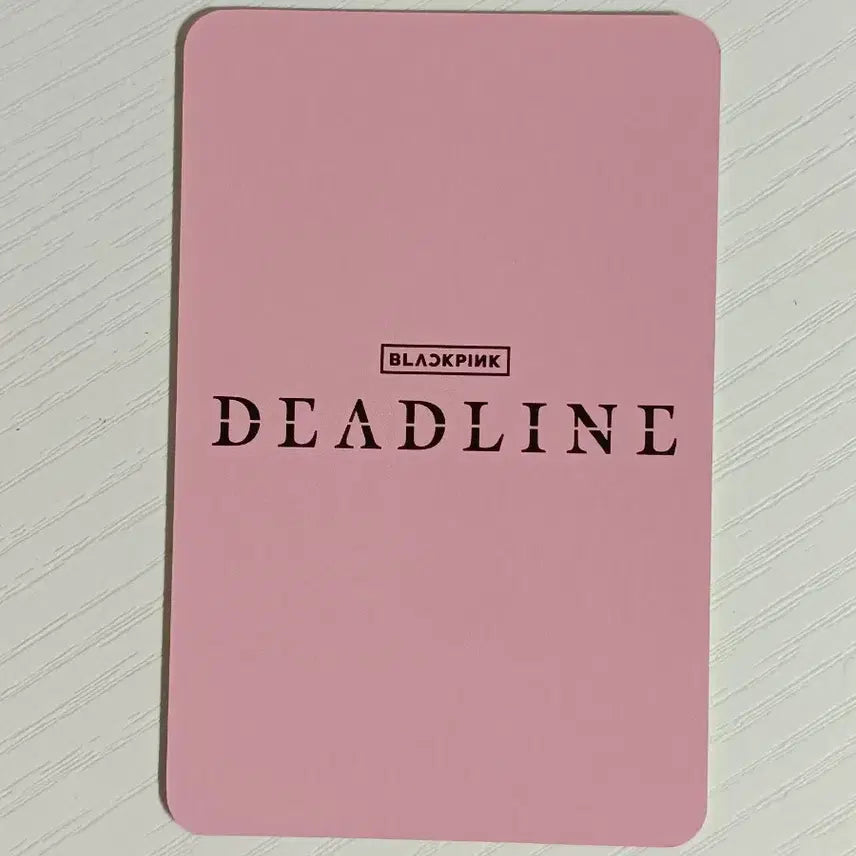 [BUNJANG] BLACKPINK Rosé Deadline Makestar Hologram Photocard / 블랙핑크 로제 데드라인 메이크스타 홀로그램 포카
