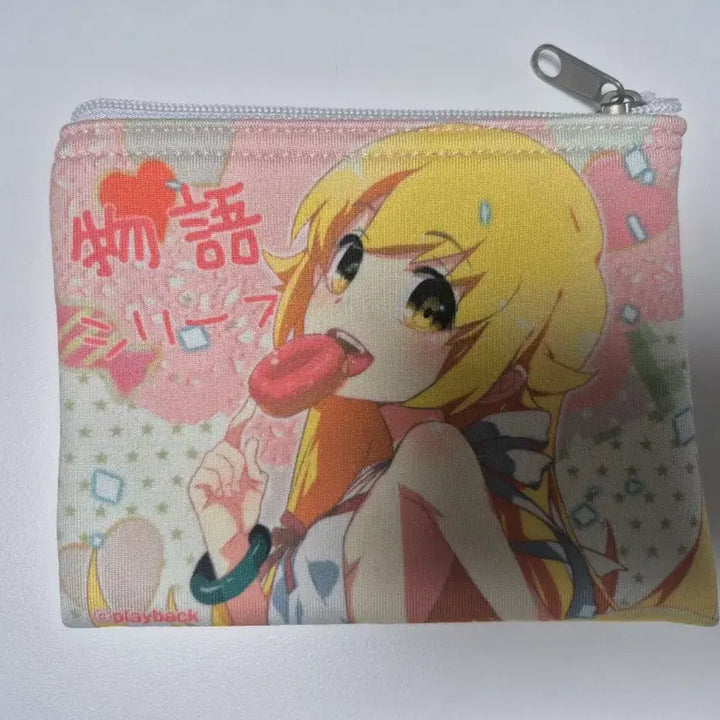 [BUNJANG] Monogatari Shinobu &amp; Hachikuji Mayoi Pouch / 모노가타리 시노부, 하치쿠지 마요이 파우치 굿즈