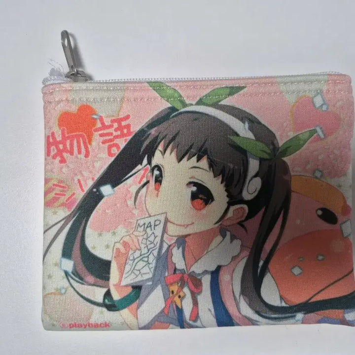 [BUNJANG] Monogatari Shinobu &amp; Hachikuji Mayoi Pouch / 모노가타리 시노부, 하치쿠지 마요이 파우치 굿즈