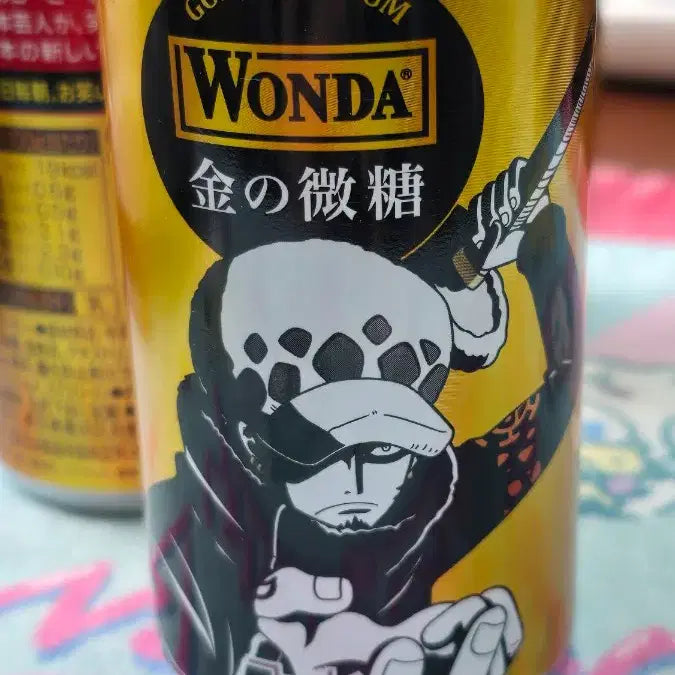 [BUNJANG] Asahi Wanda Jinmeitang Coffee x One Piece Collaboration Trafalgar Law Can / 아사히 완다 금의 미당 커피 원피스 콜라보 트라팔가 로우
