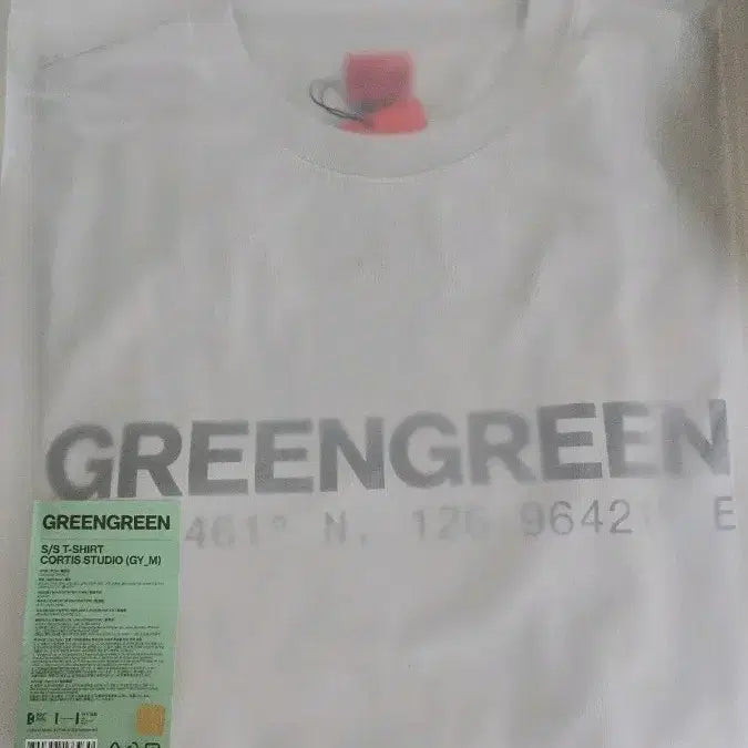 [BUNJANG] Cortis "Green Green" Release Party T-Shirt M Size / 코르티스 그린그린 릴리즈파티 티셔츠 그레이 M 사이즈 성현 제임스 착용