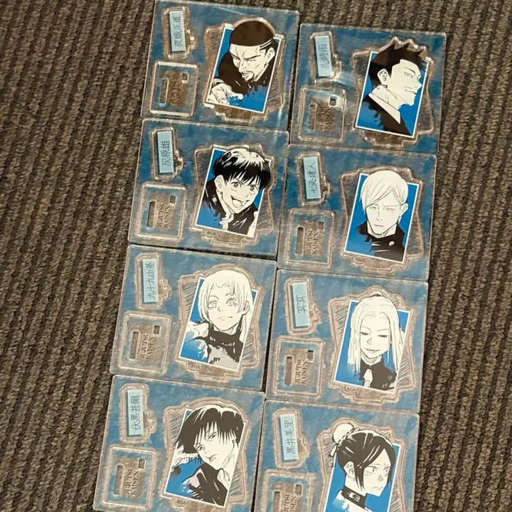 [BUNJANG] Jump Shop Haikyu!! Acrylic Standee Bundle Set (8 pieces) / 점프샵 회옥옥절 아크릴 8개 일괄 토우지, 나나미 등
