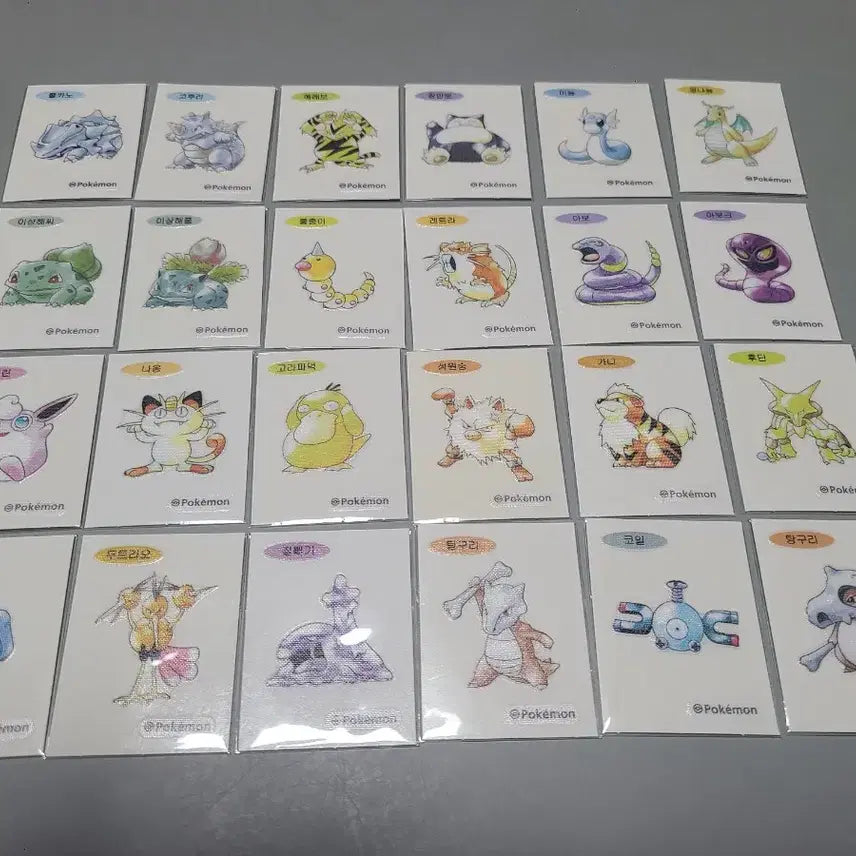 [BUNJANG] Pokemon 30th Anniversary Artwork Stickers (Ttisuvvel) / 포켓몬 30주년 아트워크 띠부씰 판매