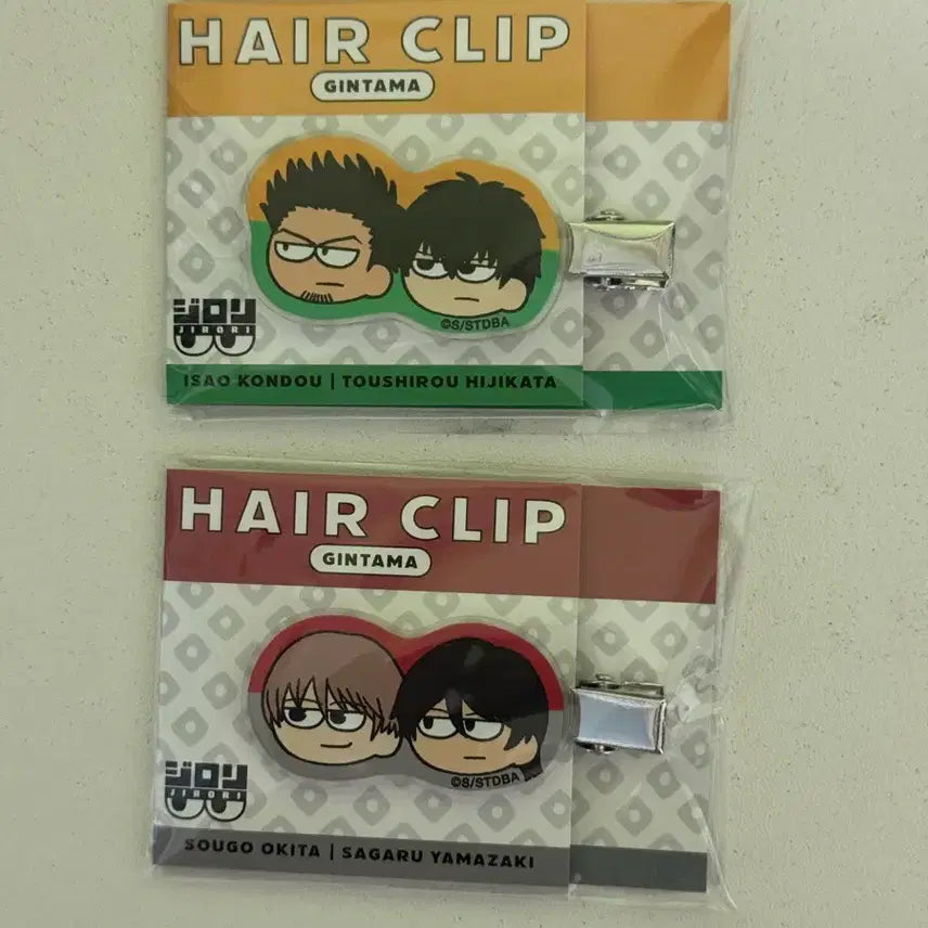 [BUNJANG] Gintama Jirori Hair Clip - Hijikata &amp; Kondo Versions / 은혼 지로리 헤어클립 히지카타 콘도