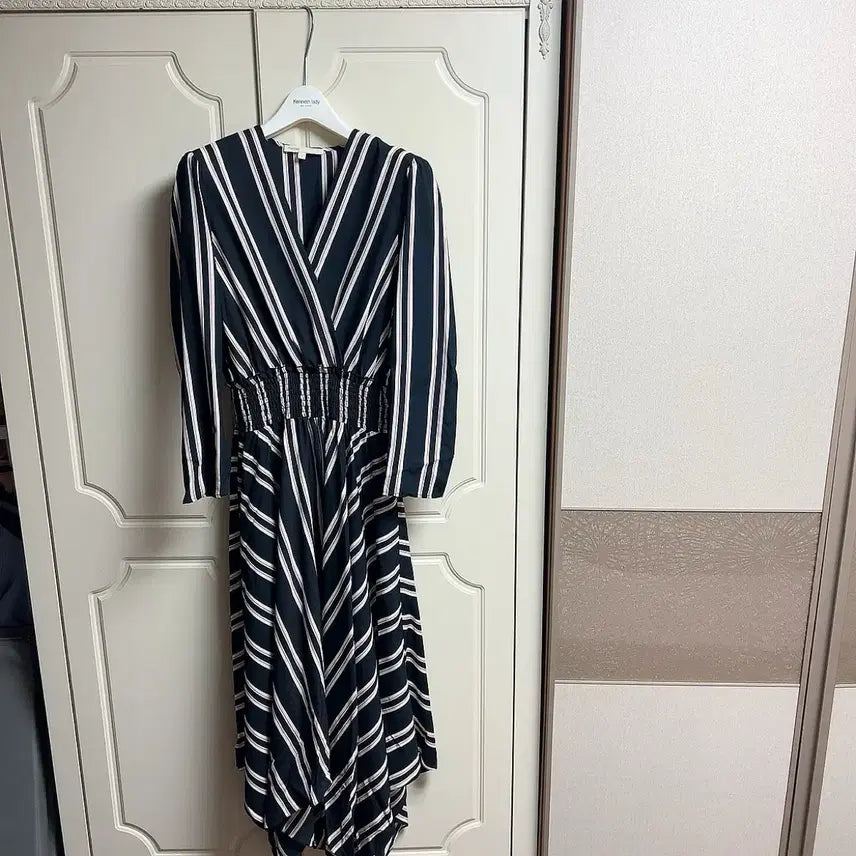 [BUNJANG] Maje Striped Dress Size 1 / (정품)마쥬 스트라이프 원피스 1사이즈