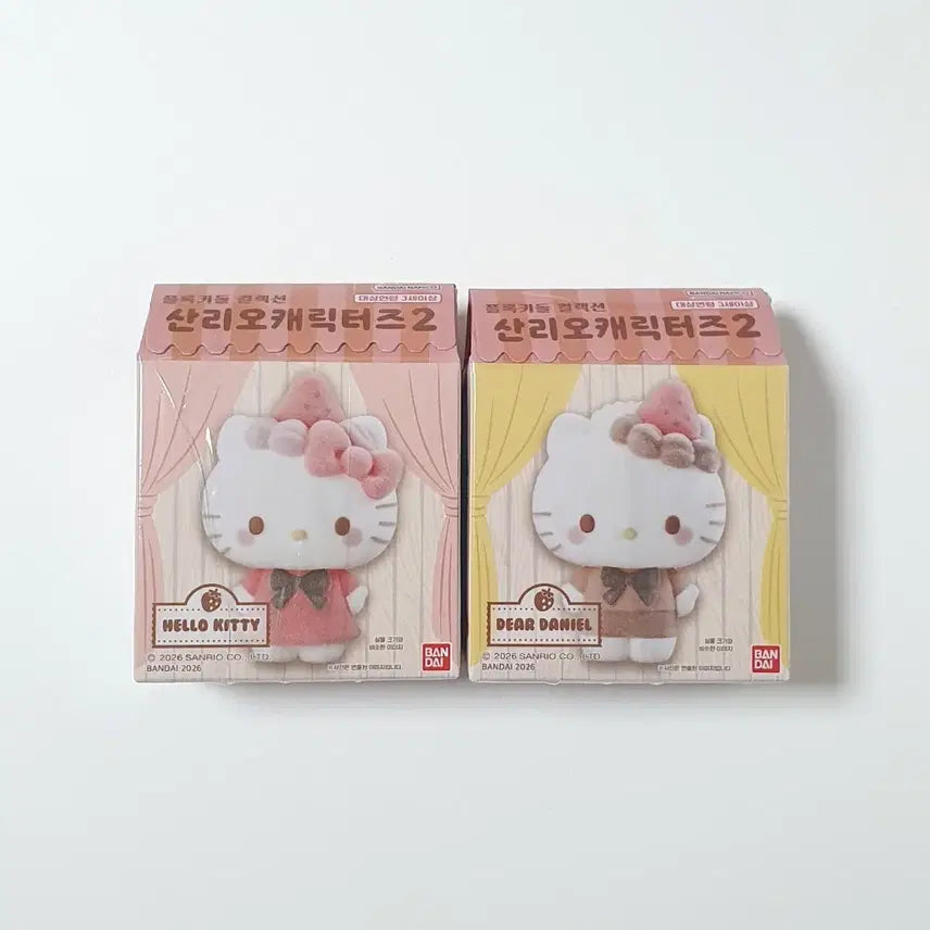 [SOLD OUT] 산리오 캐릭터즈 플로키돌 2탄 이치고 시리즈 헬로키티 &amp; 디어다니엘 판매
