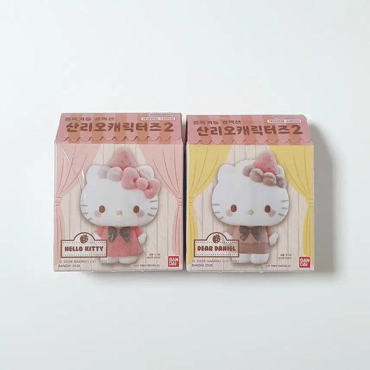 [SOLD OUT] 산리오 캐릭터즈 플로키돌 2탄 이치고 시리즈 헬로키티 &amp; 디어다니엘 판매