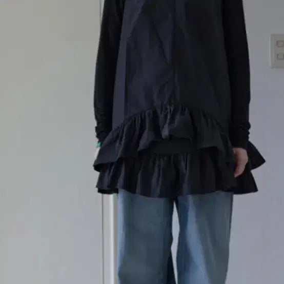 [BUNJANG] Nocontents Layered Dress / 나나착용. 노컨텐츠 레이어드 원피스