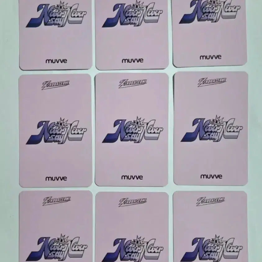 [BUNJANG] ZB1 Zerobaseone NEVERSEVER CHERRY Version MUVVE POB Photocard Bundle Set / ZB1 제베원 네버세이네버 체리 버전 뮤브 muvve 미공포 특전 포카