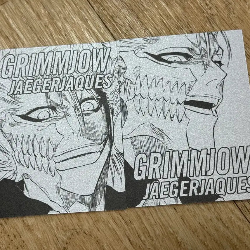 [BUNJANG] Bleach Jump Shop Original Art Silver Card Grimmjow / 블리치 점프샵 원화 실버 카드 그림죠