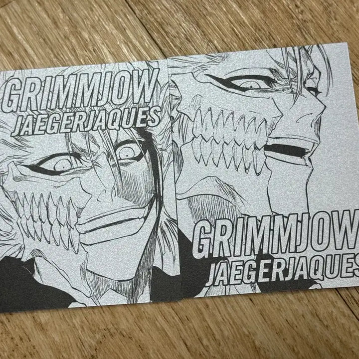 [BUNJANG] Bleach Jump Shop Original Art Silver Card Grimmjow / 블리치 점프샵 원화 실버 카드 그림죠