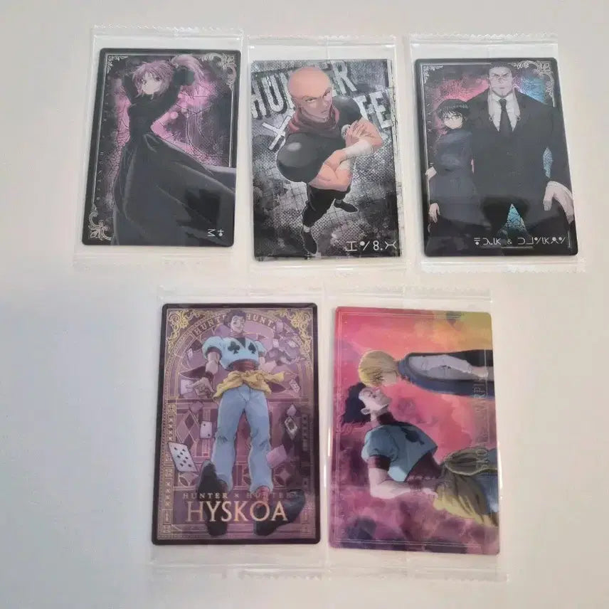 [BUNJANG] Hunter x Hunter Itachi 5 Types Wafer Card Bundle Set / 헌터헌터 이타자가 이타쟈가 웨하스 카드 5종 일괄