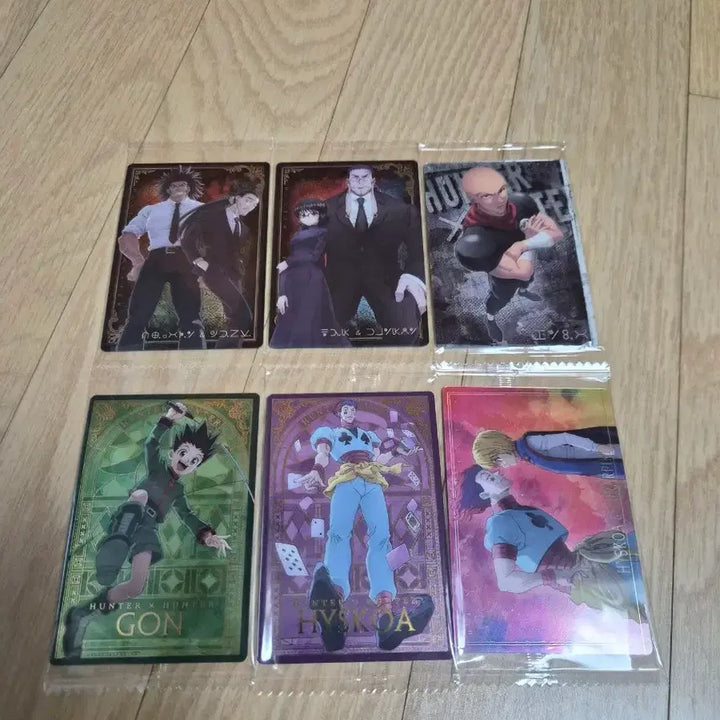 [BUNJANG] Hunter x Hunter Itachi 5 Types Wafer Card Bundle Set / 헌터헌터 이타자가 이타쟈가 웨하스 카드 6종 일괄
