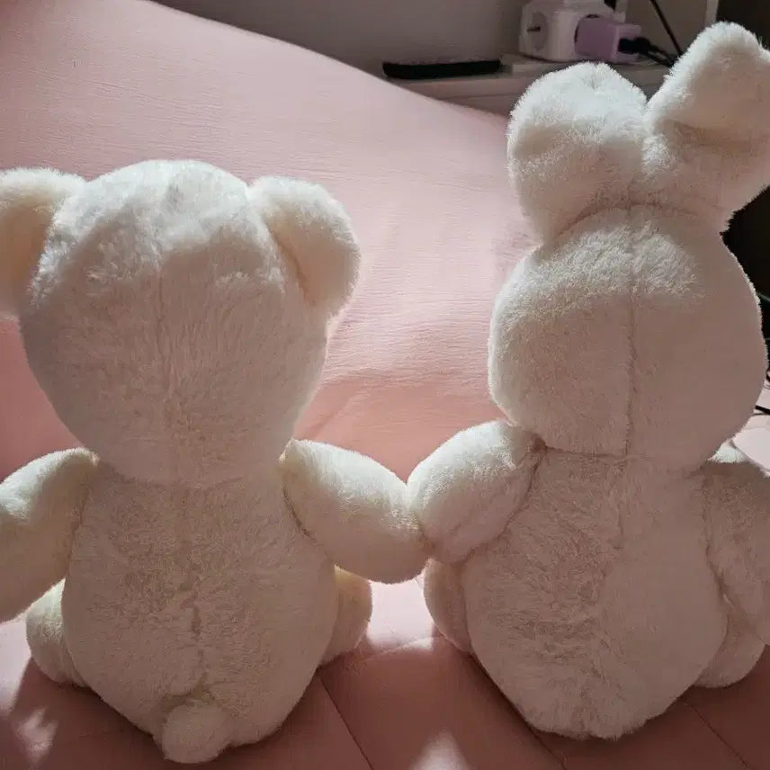 [BUNJANG] Rabbit Plush Doll &amp; Bear Plush Doll Bundle Set / 토끼인형이랑 곰인형 팝니다