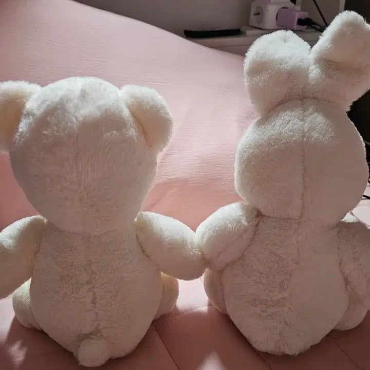 [BUNJANG] Rabbit Plush Doll &amp; Bear Plush Doll Bundle Set / 토끼인형이랑 곰인형 팝니다