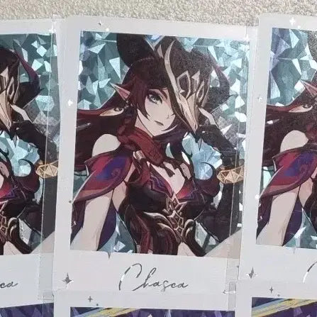 [BUNJANG] Genshin Impact Chasca Polaroid Set (3 Cards) / [22일까지] 원신 fes 차스카 폴라로이드 3장
