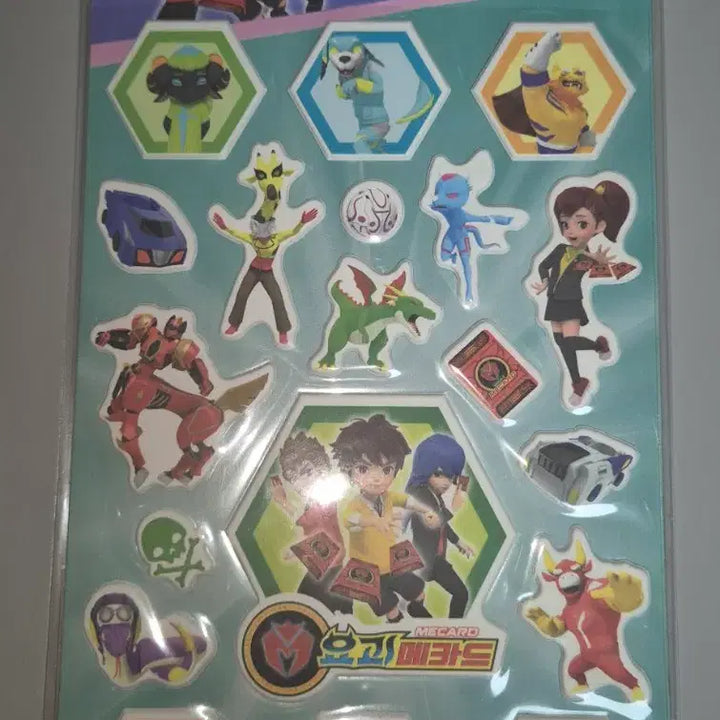 [BUNJANG] Yogoe Mecard Sticker Set (Classic) / 고전 요괴메카드 스티커