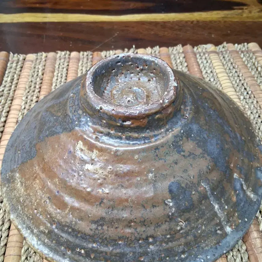 [BUNJANG] Jangjakama Iron Glaze Janganyeo Shin Kyungkyun Dawon Tea Bowl / 장작가마 철유 장안요 신경균 다완