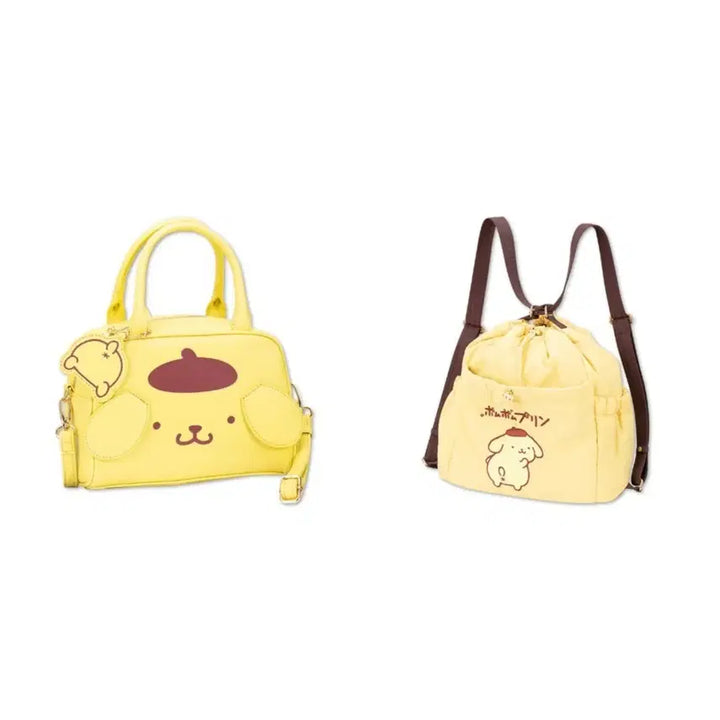 [BUNJANG] Sanrio Pompompurin 30th Anniversary Abeil Dot Bag 2-Way Bag Bundle Set / 산리오 폼폼푸린 30주년 아베일 도트백 2way 백 일괄