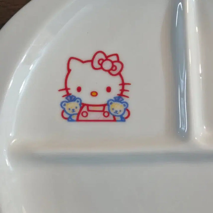 [BUNJANG] 1994 Vintage Hello Kitty 3-Tier Serving Plate / 94년 고전 키티 3절 나눔접시