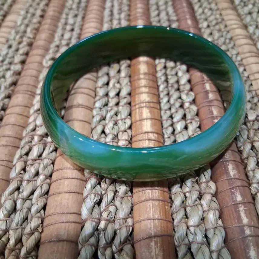 [BUNJANG] Jade Bangle Bracelet / 옥.비취 팔찌 뱅글