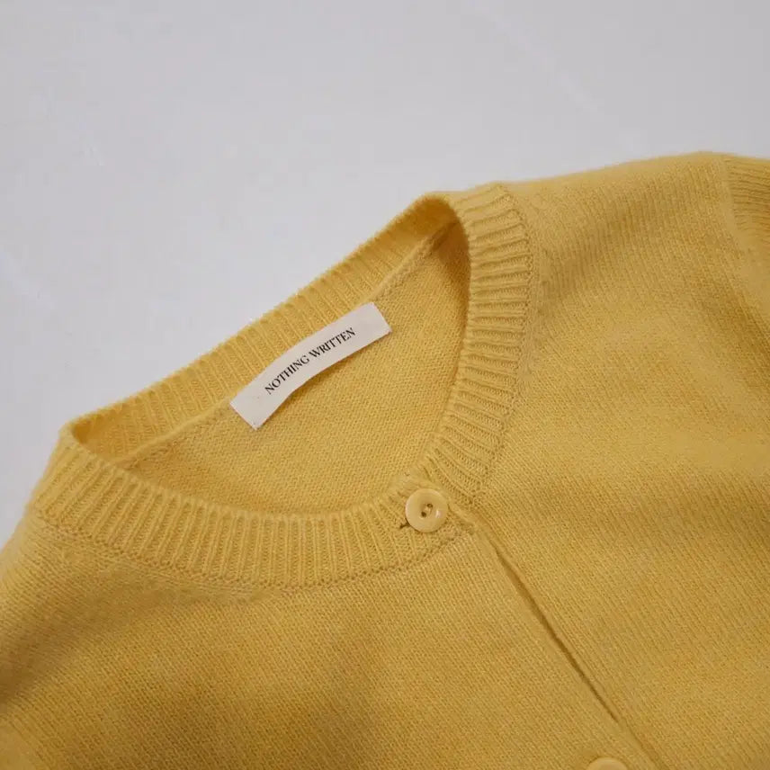 [SOLD OUT] 낫띵리튼 톰 라운드 알파카 가디건 머스타드