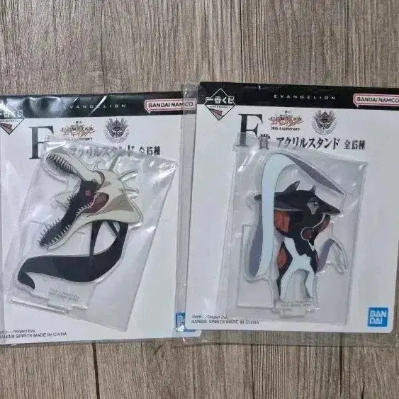 [BUNJANG] Evangelion Ichiban Kuji F Prize Acrylic Stands Bundle Set / 에반게리온 F상 아크릴 2개 일괄 판매합니다
